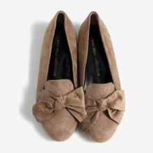 Korean Scoop Shoes With Bowknot (Color: Please Select Color)