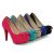 Korean Velour Leather High Heels