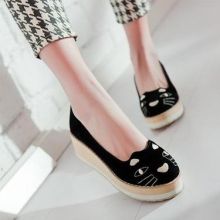 Korean Cute Cat Casual Shoes (Color: Please Select Color)