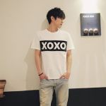 Korean XOXO Letters TEE (Color: Please Select Color)